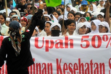 indonesia-strike